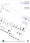 Stationery sets including letterheads, with compliment slips and business cards